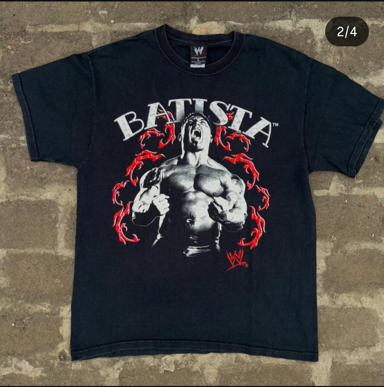 Batista tshirt from wwe auction .